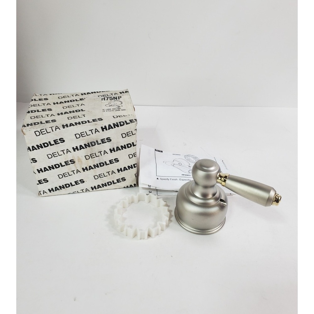 Delta Faucet Neostyle Handle Monitor Lever Nickel Plated H75NP 2000 No Set Screw